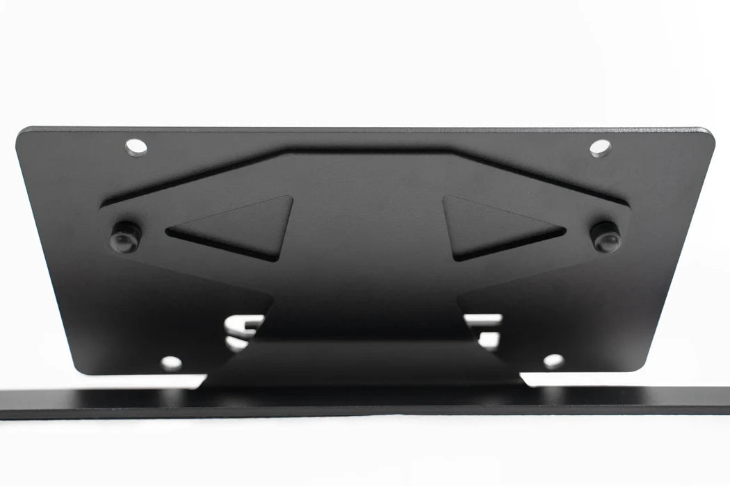 DV8 Offroad Slanted Front License Plate Mount for 2021-2026 Ford Bronco Capable Bumper