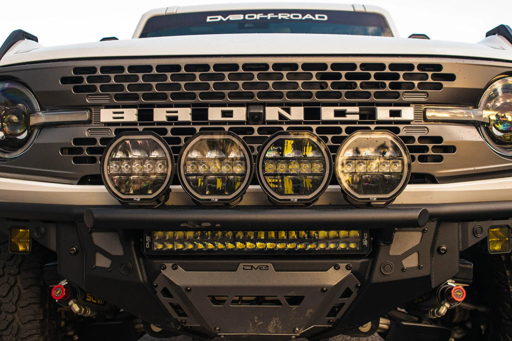 DV8 Offroad Tube Series Front Bumper for 2021-2026 Ford Bronco | High Clearance