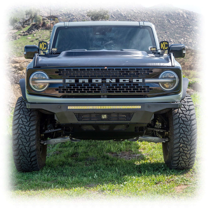 Turn Offroad FB3-M1 Hyperlyte Front Bumper w/ Skid Plate & 30" LED | 2021-2026 Ford Bronco