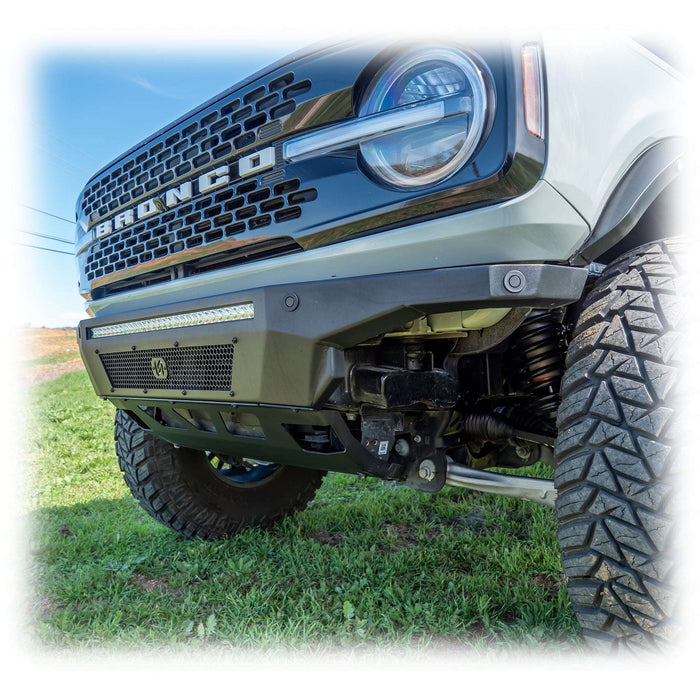 Turn Offroad FB3-M1 Hyperlyte Front Bumper w/ Skid Plate & 30" LED | 2021-2026 Ford Bronco