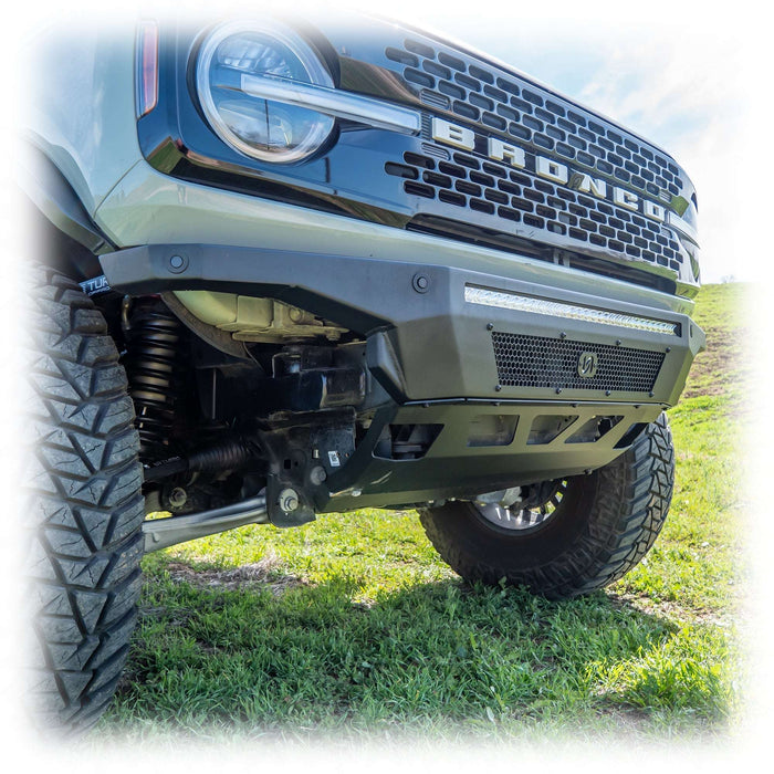 Turn Offroad FB3-M1 Hyperlyte Front Bumper w/ Skid Plate & 30" LED | 2021-2026 Ford Bronco