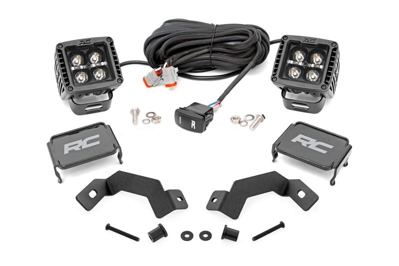 Rough Country LED Ditch Light Kit 2024+ Land Cruiser 250 Series