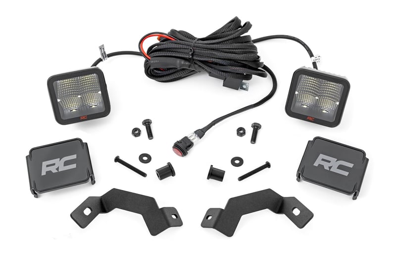 Rough Country LED Ditch Light Kit 2024+ Land Cruiser 250 Series