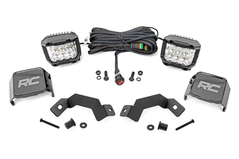 Rough Country LED Ditch Light Kit 2024+ Land Cruiser 250 Series