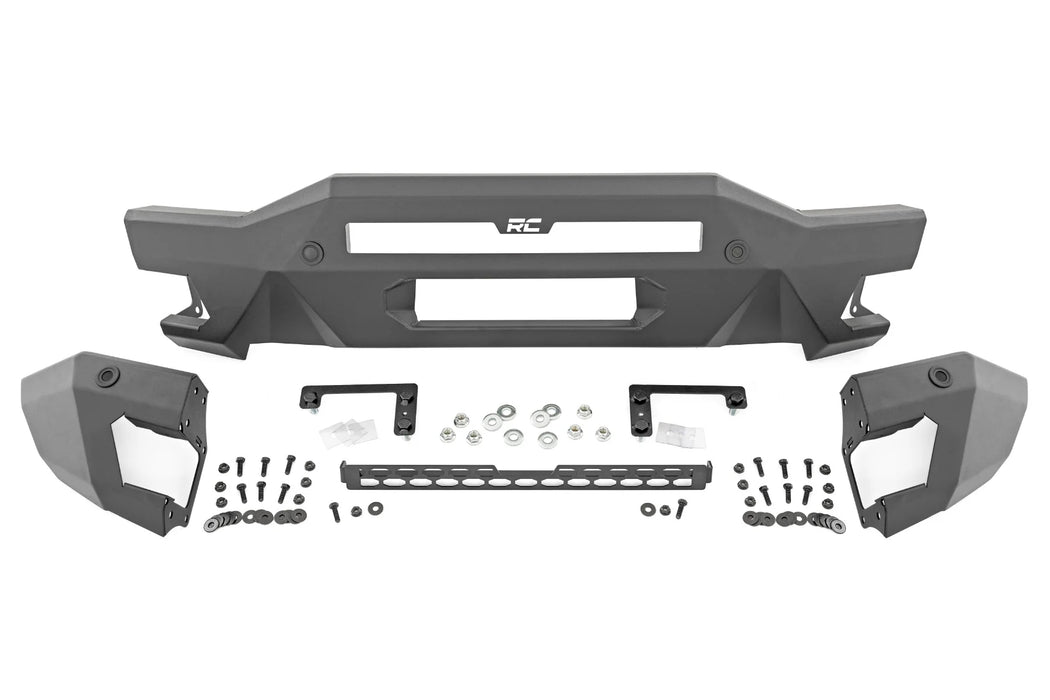 Rough Country Full Width Front Bumper for 2021-2026 Ford Bronco | Light Bar Ready