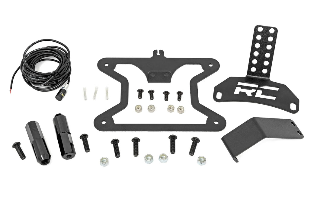 Rough Country Spare Tire License Plate Relocation Bracket for 2021-2026 Ford Bronco
