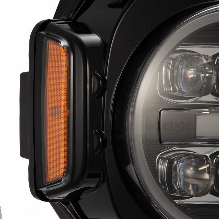 AlphaRex NOVA-Series Black LED Projector Headlights for 2021-2026 Ford Bronco & 2022-2026 Bronco Raptor