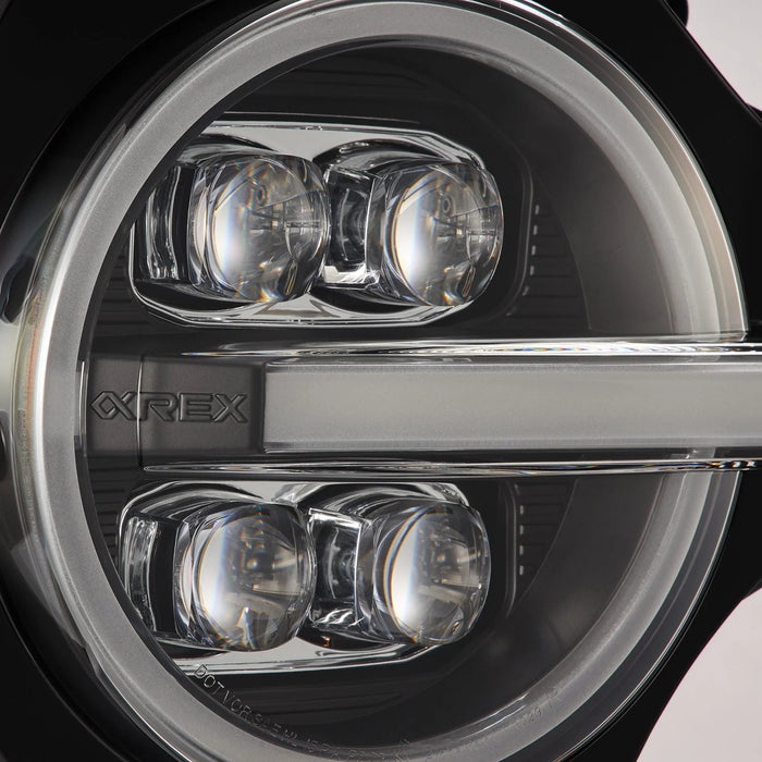 AlphaRex NOVA-Series Black LED Projector Headlights for 2021-2026 Ford Bronco & 2022-2026 Bronco Raptor