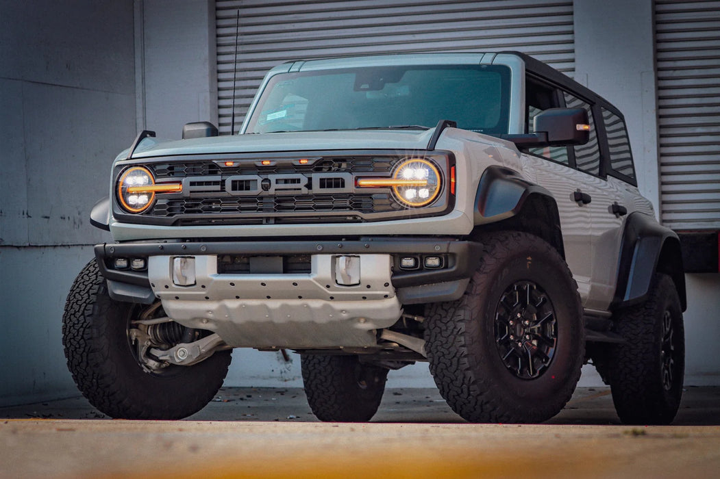 AlphaRex NOVA-Series Black LED Projector Headlights for 2021-2026 Ford Bronco & 2022-2026 Bronco Raptor