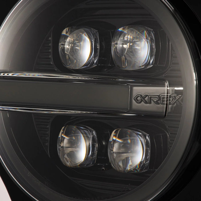 AlphaRex NOVA-Series Alpha-Black LED Projector Headlights for 2021-2026 Ford Bronco & 2022-2026 Bronco Raptor