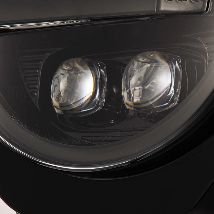 AlphaRex NOVA-Series Alpha-Black LED Projector Headlights for 2021-2026 Ford Bronco & 2022-2026 Bronco Raptor