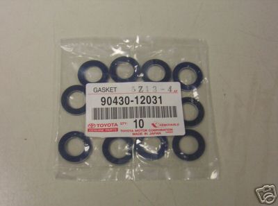Genuine Toyota Oil Drain Plug Gaskets (10-Pack) | OEM Crush Washers