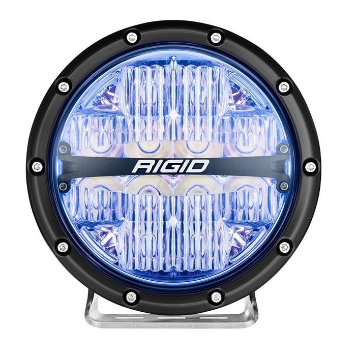 Rigid Industries 360-Series 6" Off-Road Lights – Drive Beam – RGBW Backlight (Pair)