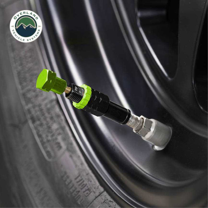 OVS Adjustable Tire Deflator Kit (PSI 10–30) | 4-Piece Set with Storage Bag | Quick & Precise Air Down