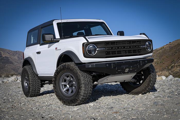 ICON Impact Armor Trail Series Front Bumper for 2021–2023 Ford Bronco | High-Clearance Off-Road Steel Bumper