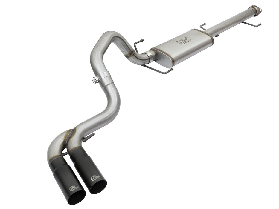 aFe Power Rebel Series 3" Stainless Steel Cat-Back Exhaust with Dual Black Tips | Toyota FJ Cruiser