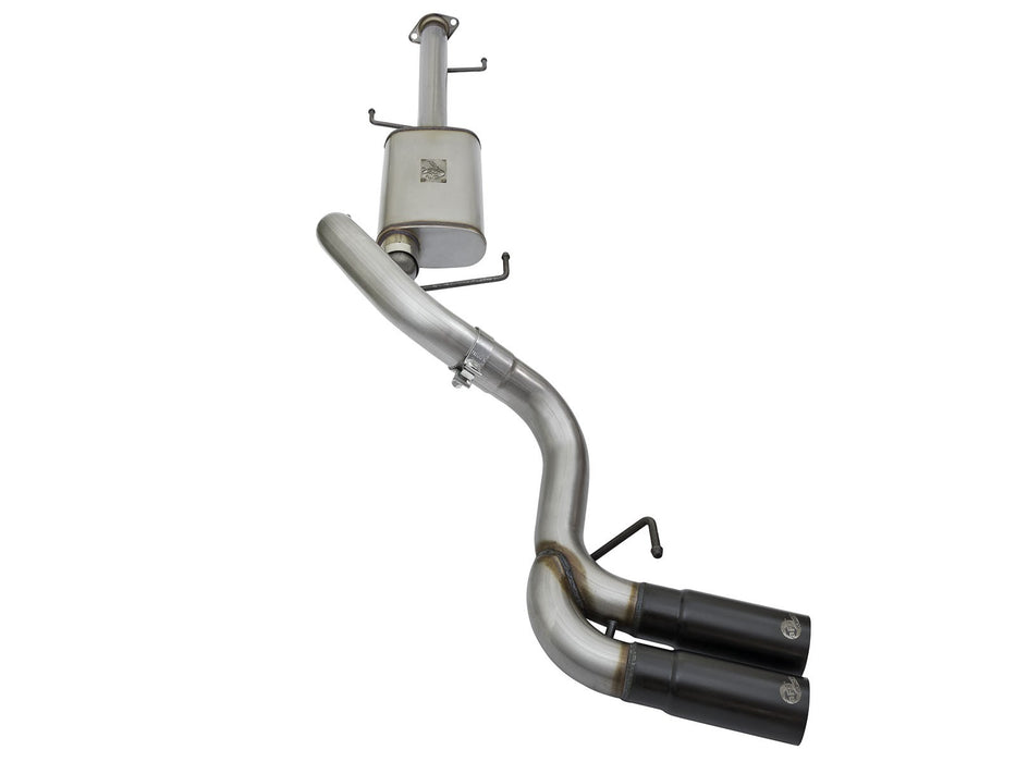 aFe Power Rebel Series 3" Stainless Steel Cat-Back Exhaust with Dual Black Tips | Toyota FJ Cruiser