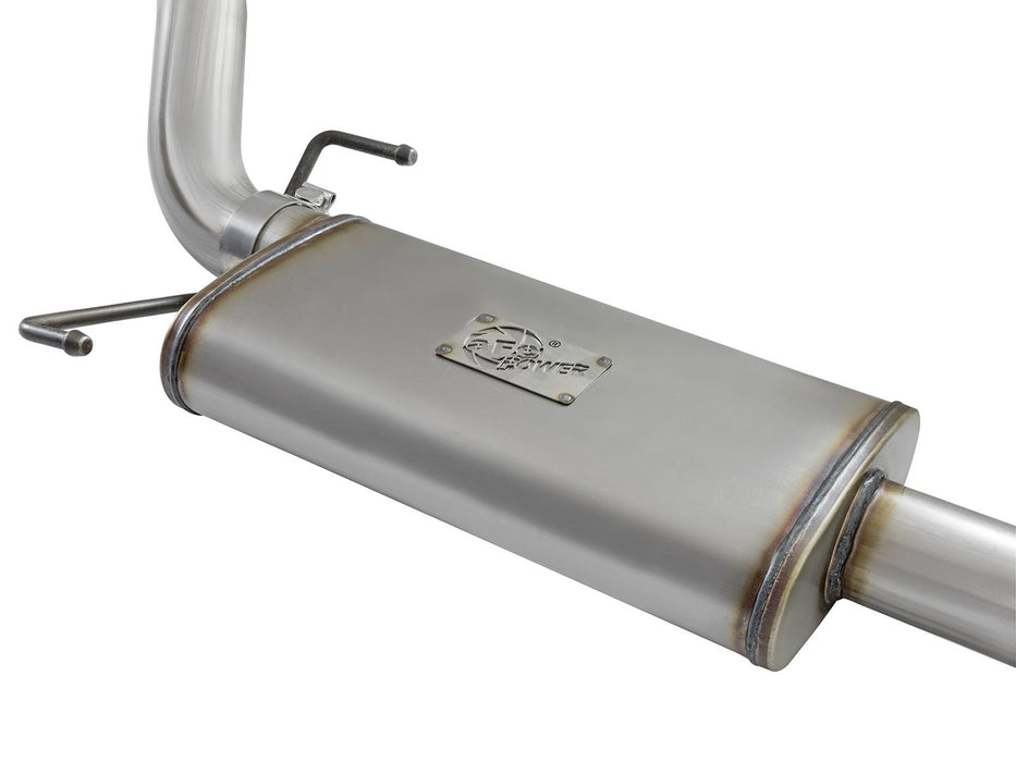 aFe Power Rebel Series 3" Stainless Steel Cat-Back Exhaust with Dual Black Tips | Toyota FJ Cruiser