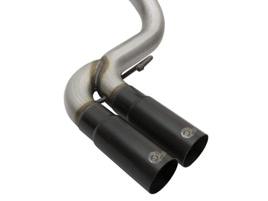 aFe Power Rebel Series 3" Stainless Steel Cat-Back Exhaust with Dual Black Tips | Toyota FJ Cruiser