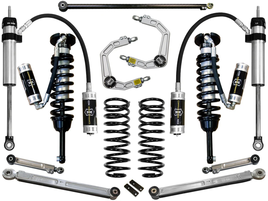 ICON Stage 6 Suspension System with Billet Links & Remote Reservoir Shocks – 2010-2024 4Runner & 2010-2014 FJ Cruiser | K53066