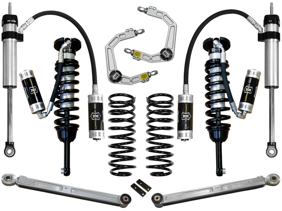 ICON Stage 5 Suspension System with Billet UCA & Remote Reservoir Coilovers – 2003-2009 4Runner & 2007-2009 FJ Cruiser | K53055