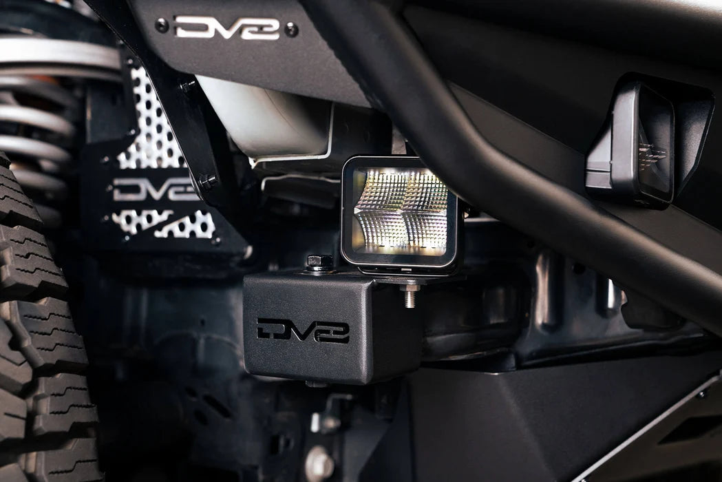 DV8 Offroad Crash Bar Caps with Accessory Mount for 2021-2026 Ford Bronco