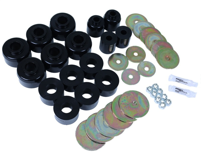 Energy Suspension 8.4114G Hyper-Flex Body Mount Set – Durable Polyurethane Replacement