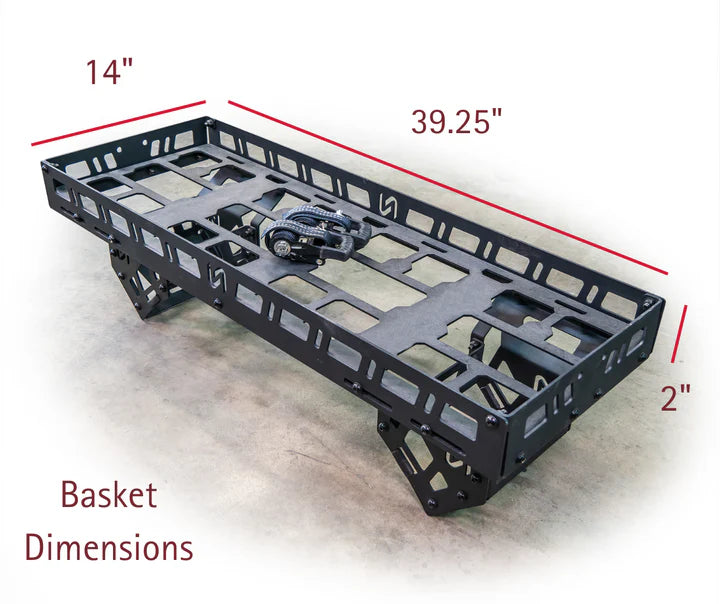 TURN Offroad Universal Offroad Spare Tire Storage Rack - Offroad Ice Chest Carrier