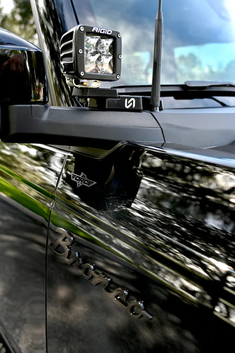 TURN Offroad 2021+ Ford Bronco Billet Mirror Light Mount (Pair)