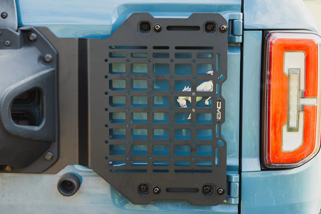 DV8 Offroad Tailgate Reinforcement MOLLE Panel for 2021-2026 Ford Bronco