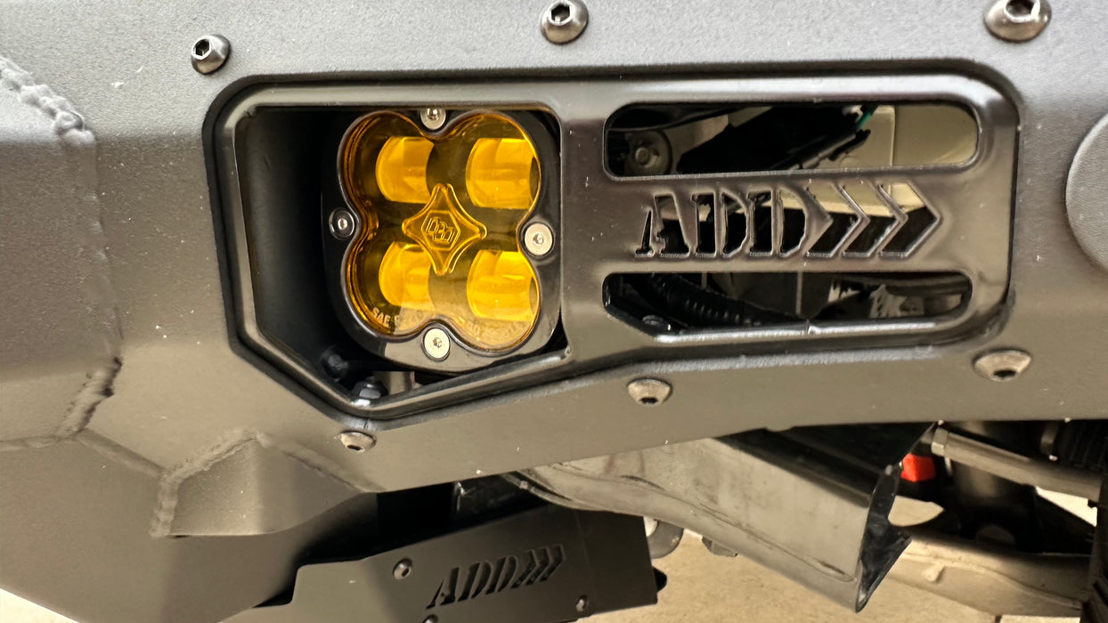 Baja Designs Squadron SAE LED Auxiliary Fog Light Pod Pair – Clear or Amber | 257801