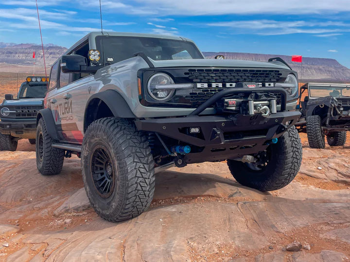 TURN Offroad 2021+ Ford Bronco Front Bumper Package | Bumper | Skid Plate | Winch Mount | Bull Bar