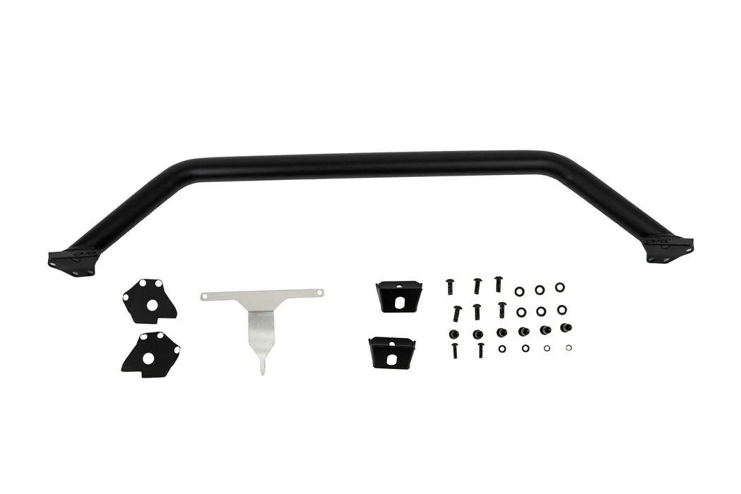 DV8 Offroad Capable Bull Bar for 2021-2026 Ford Bronco Factory Capable Steel Bumper