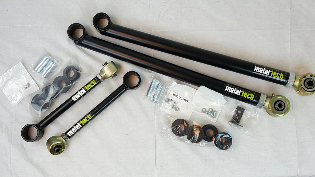 Metal Tech 4x4 Rear Link Bundle – Adjustable Upper & Offset Lower Links | FJ Cruiser & 4Runner