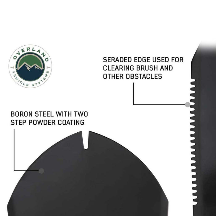 OVS Multi Functional Military Style Utility Shovel with Nylon Carrying Case