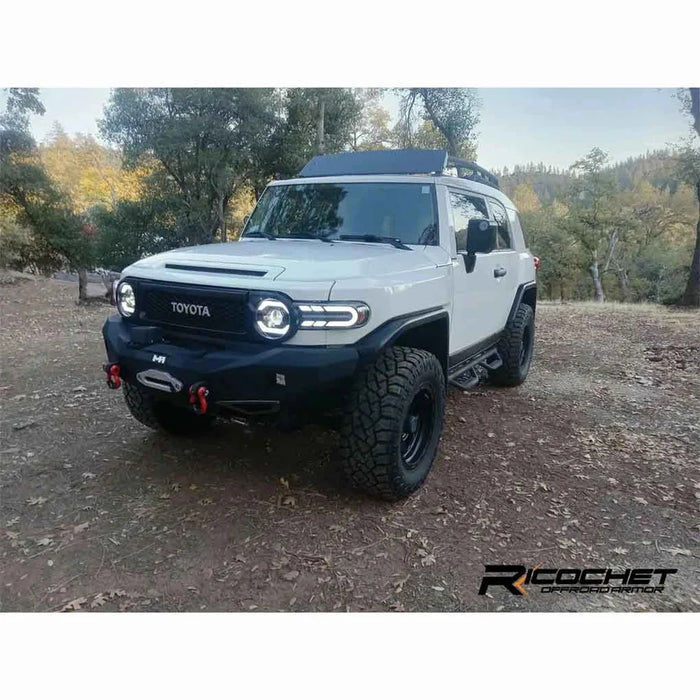Ricochet Aluminum Roof Rack Air Dam / Wind Deflector – 2007-2014 Toyota FJ Cruiser