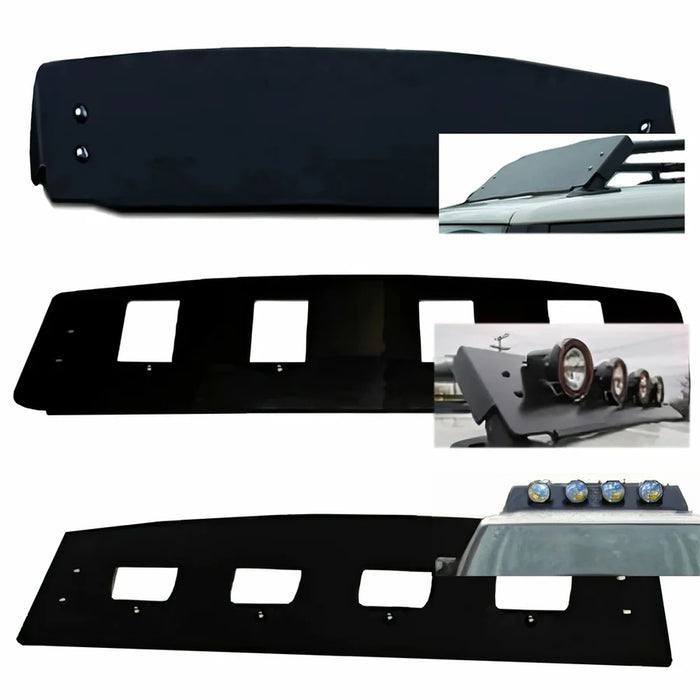 Ricochet Aluminum Roof Rack Air Dam / Wind Deflector – 2007-2014 Toyota FJ Cruiser