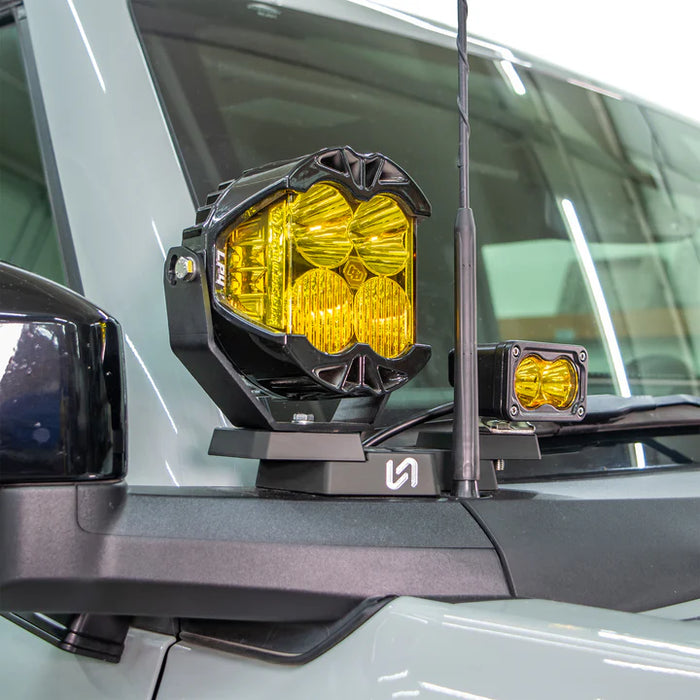 TURN Offroad 2021+ Ford Bronco Billet Mirror Light Mount (Pair)