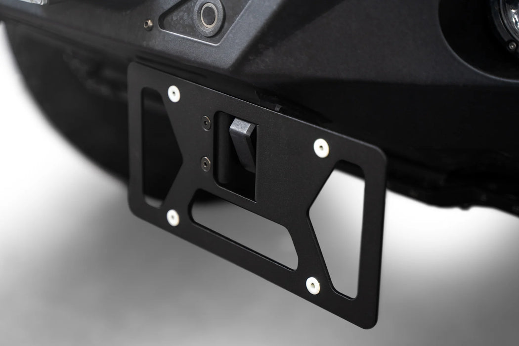 Rago Fabrication Universal Clevis / D-Ring Mounted Front License Plate Bracket | AC9905201NA