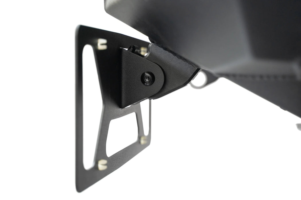 Rago Fabrication Universal Clevis / D-Ring Mounted Front License Plate Bracket | AC9905201NA
