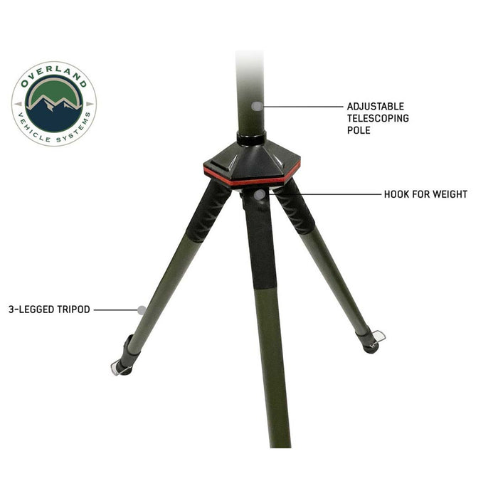 OVS Wild Land Camping Gear - UFO Solar Light Light Pods & Speaker Universal