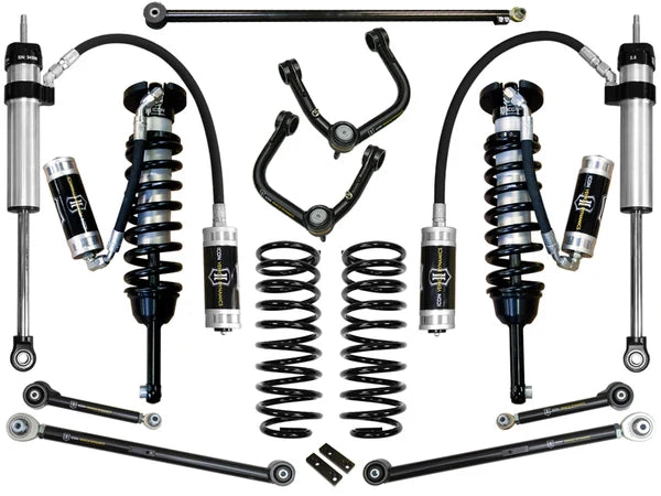 ICON Stage 6 Suspension System with Tubular Links & Remote Reservoir Shocks – 2010-2024 4Runner & 2010-2014 FJ Cruiser | K53066T