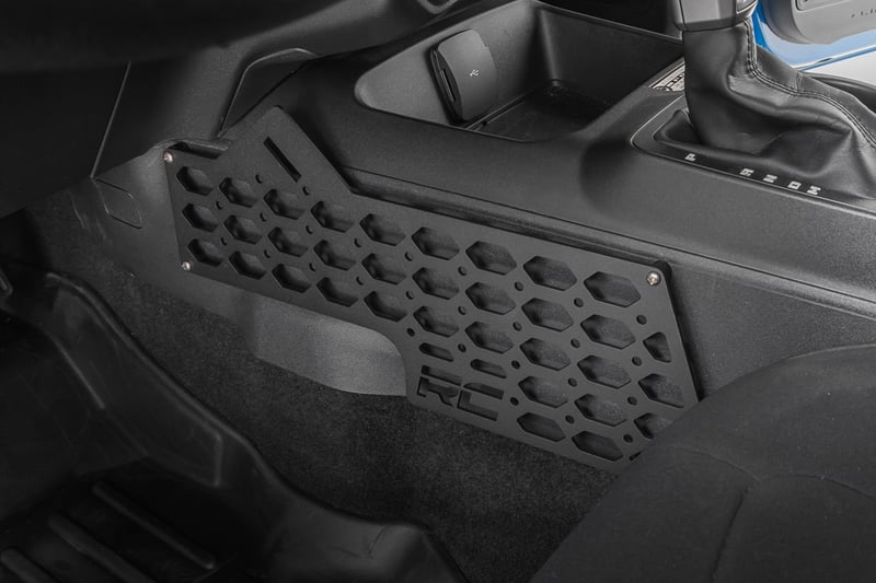 Rough Country MOLLE Panel Kit | Center Console | Fits 2021–2025 Ford Bronco 4WD | Heavy-Duty Steel Organization System