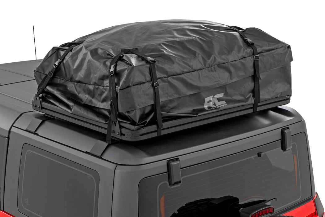 Rough Country Roof Rack for 2021–2025 Ford Bronco 4WD | Full-Length & Half-Length Aluminum Overland Cargo Rack