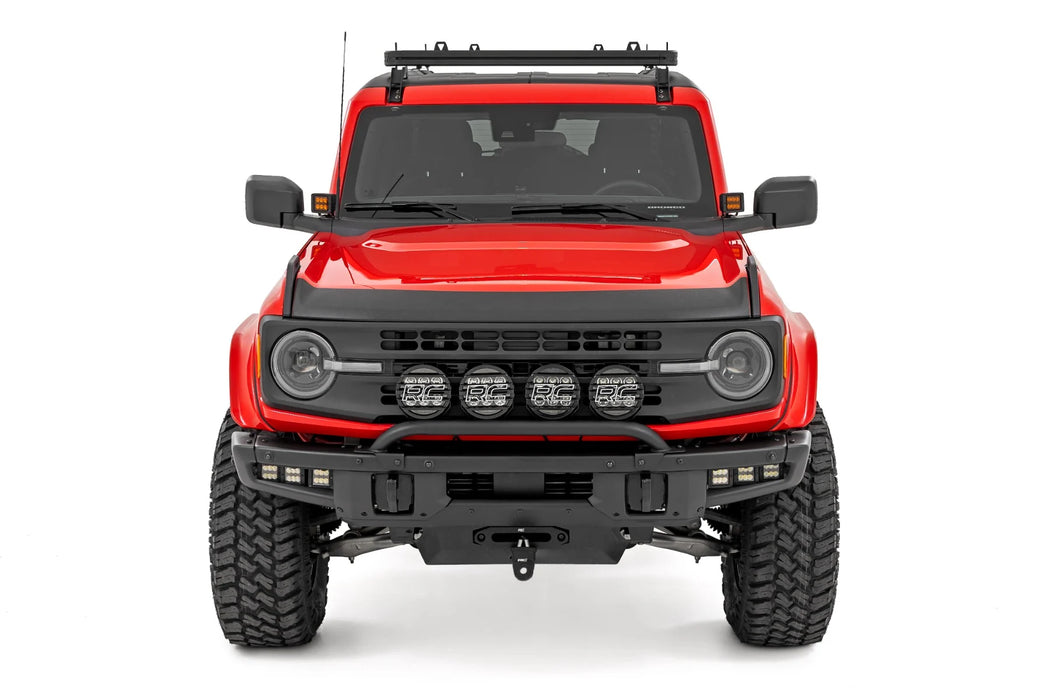 Rough Country Roof Rack for 2021–2025 Ford Bronco 4WD | Full-Length & Half-Length Aluminum Overland Cargo Rack
