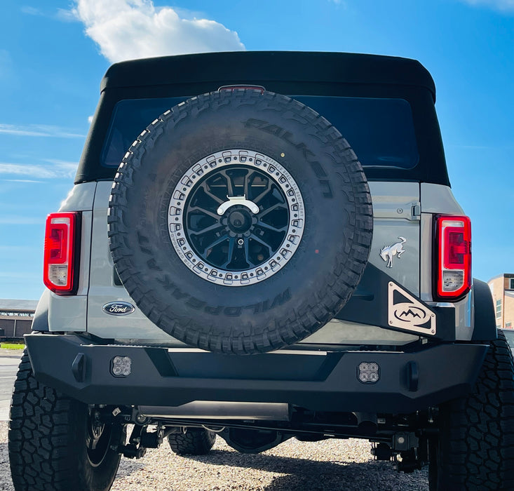 Expedition One Bronco 2021+ Trail Series Rear Bumper w/ Single Swing Tire Carrier System