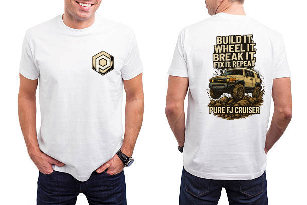 Build It, Wheel It, Break It, Fix It, Repeat T-shirt - FJ Cruiser