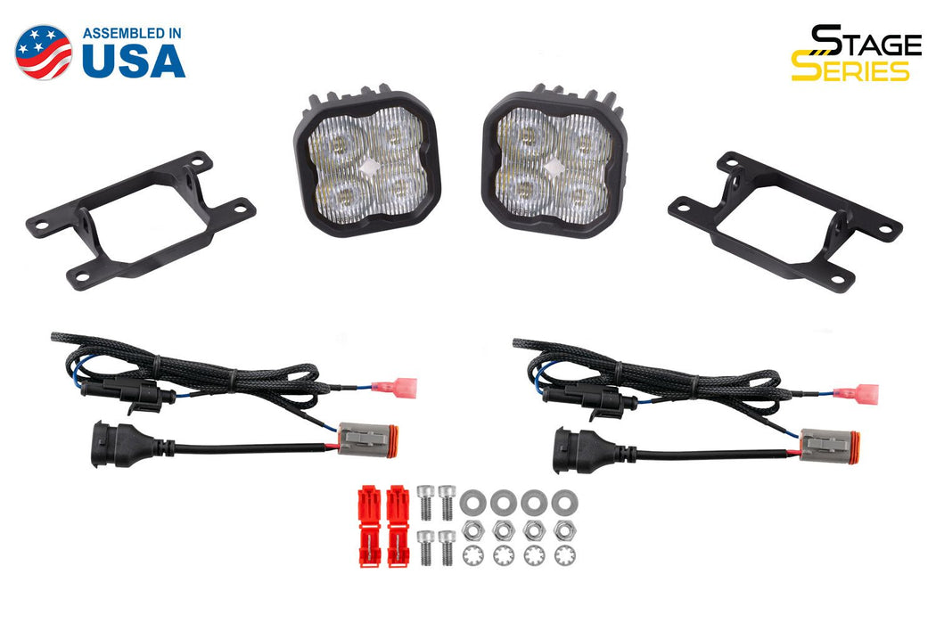 Diode Dynamics SS3 LED Fog Light Kit for 2021-2025 Ford Bronco | SAE Road Legal | Standard & Capable Bumper