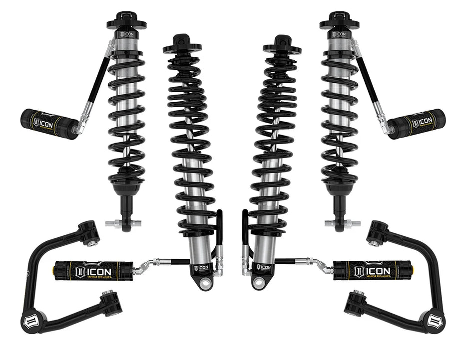 ICON Stage 4 Suspension System with Tubular UCA & Remote Reservoir Coilovers – 2021-2026 Ford Bronco Sasquatch | K40014T