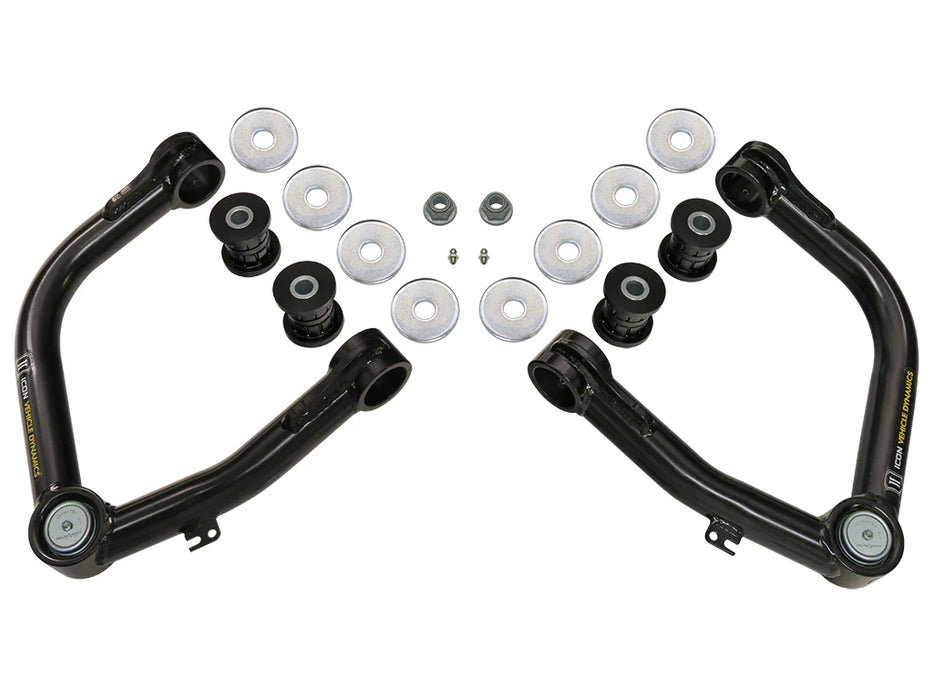 ICON Tubular Front Upper Control Arm Kit with Delta Joint – Fits 2007–2021 Toyota Tundra & 2008–2022 Toyota Sequoia